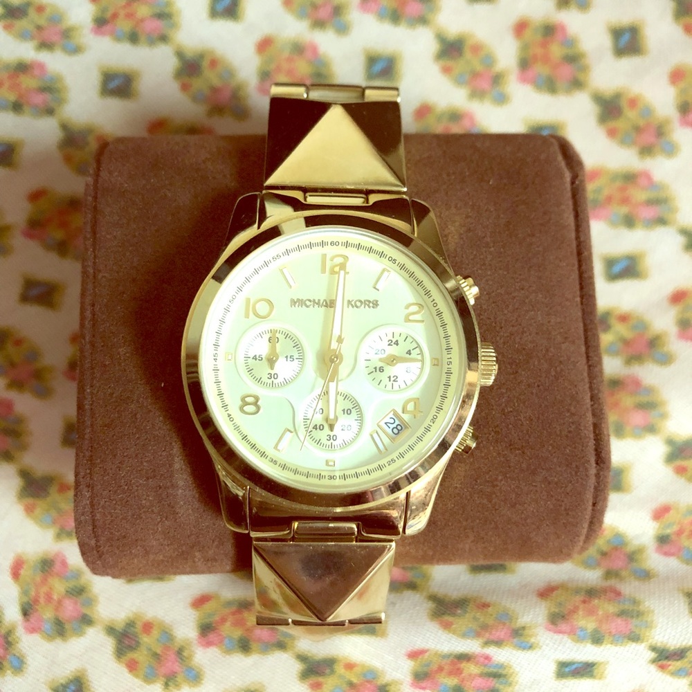 Michael Kors studded watch